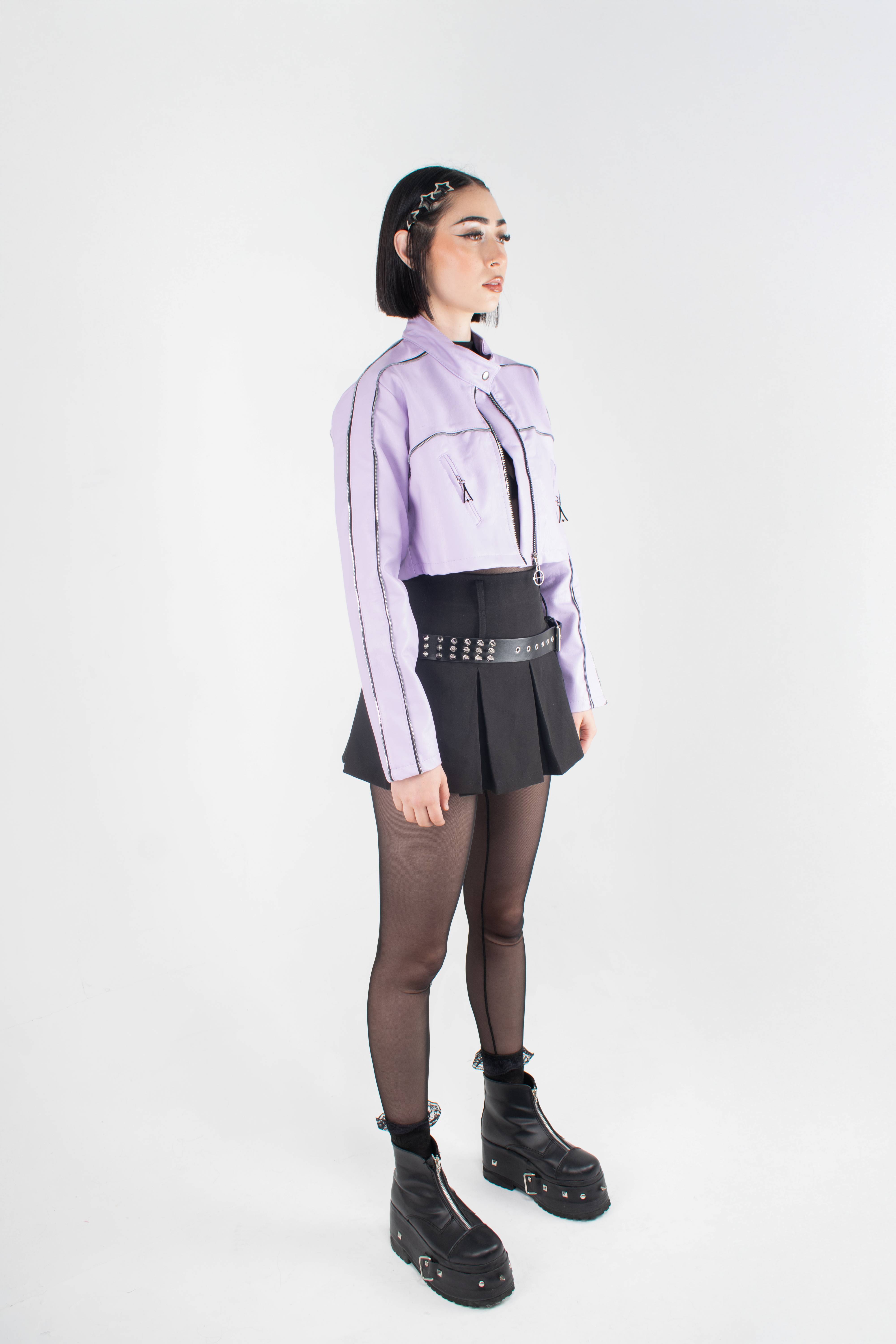 CROPPED ZIPPERS