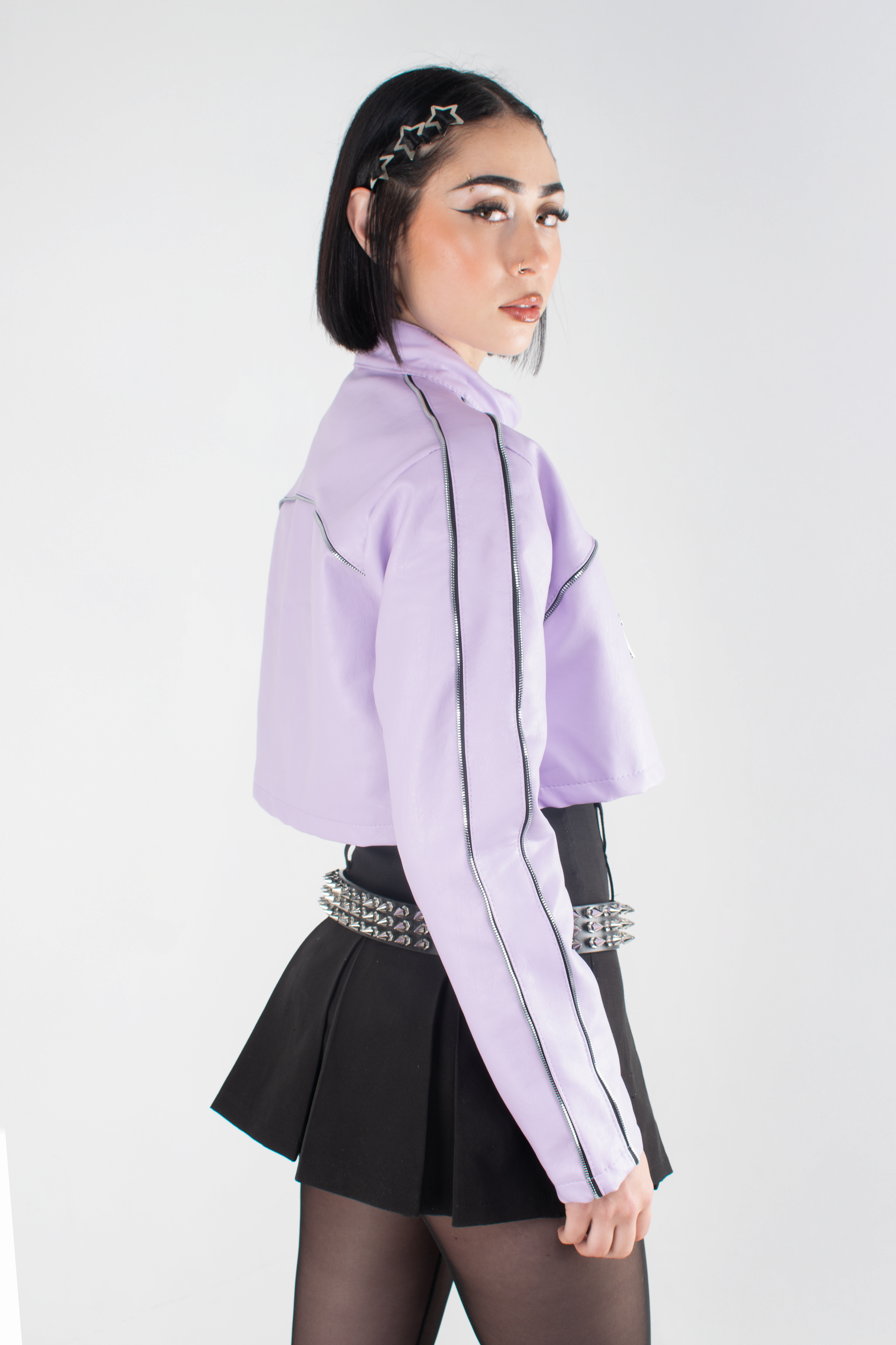 CROPPED ZIPPERS