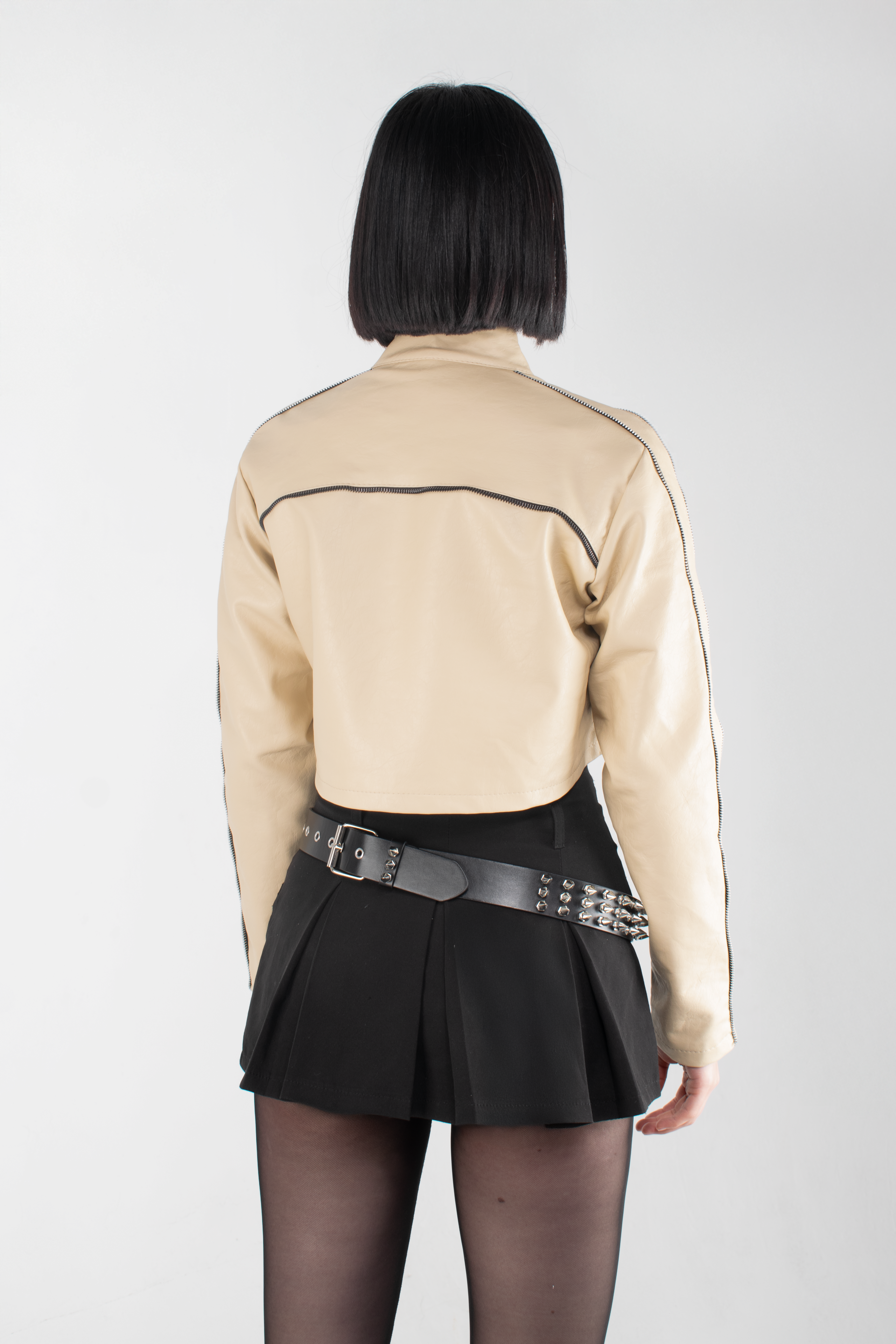 CROPPED ZIPPERS