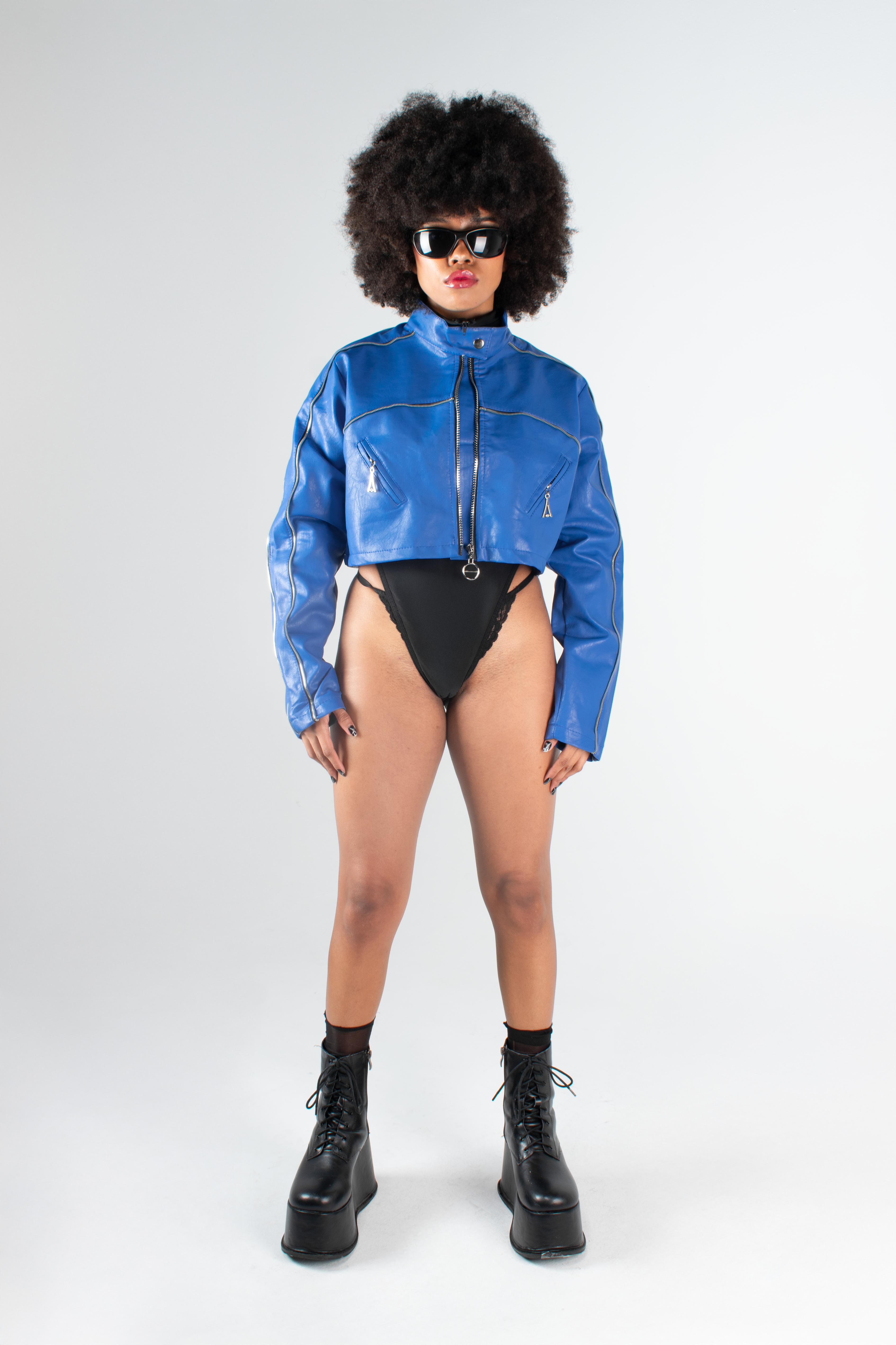 CROPPED ZIPPERS