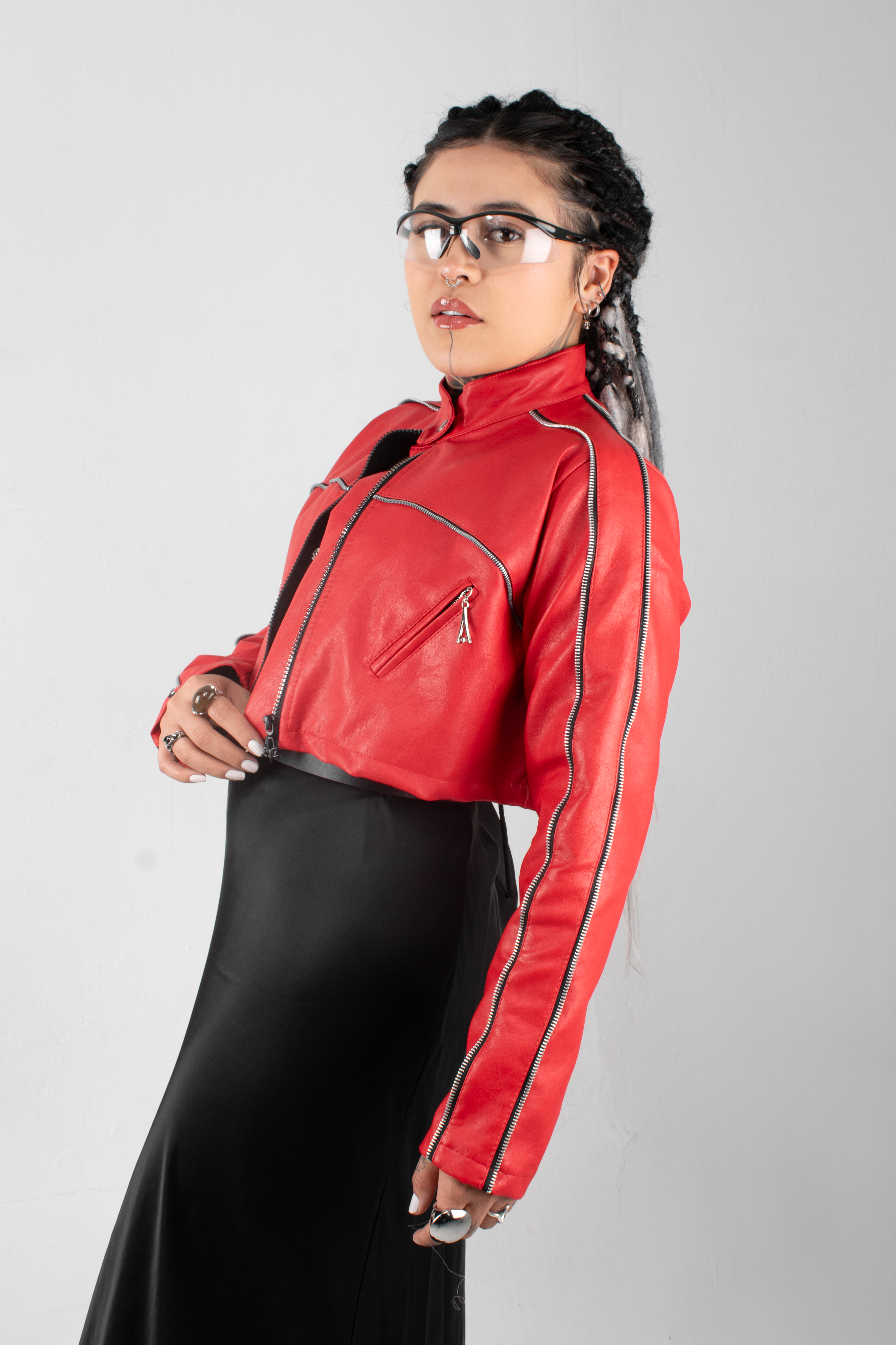 CROPPED ZIPPERS